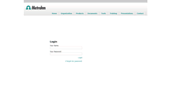 Desktop Screenshot of metroservice.metrohm.com